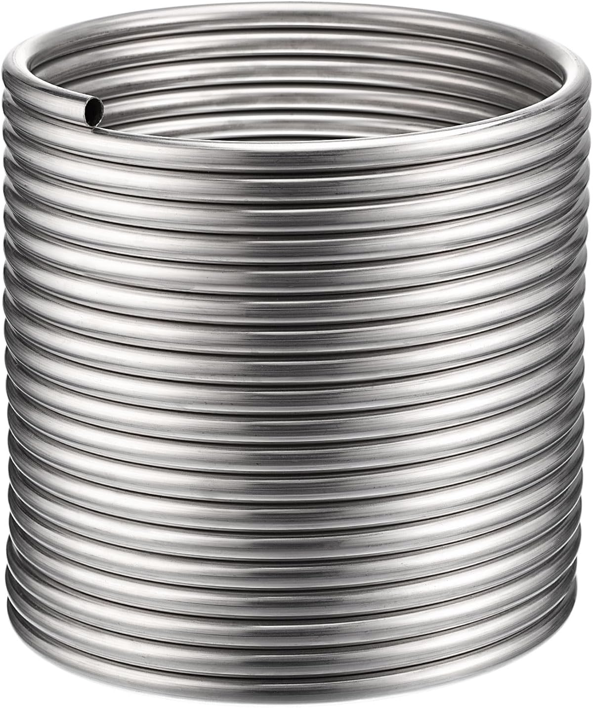 Vigorous Wort Chiller Stainless Steel Coil DIY Immerson Tubing Chiller 1/2" x 50Ft Food Grade Water Chiller for Ice Bath Beer Brewing Tubing Coil