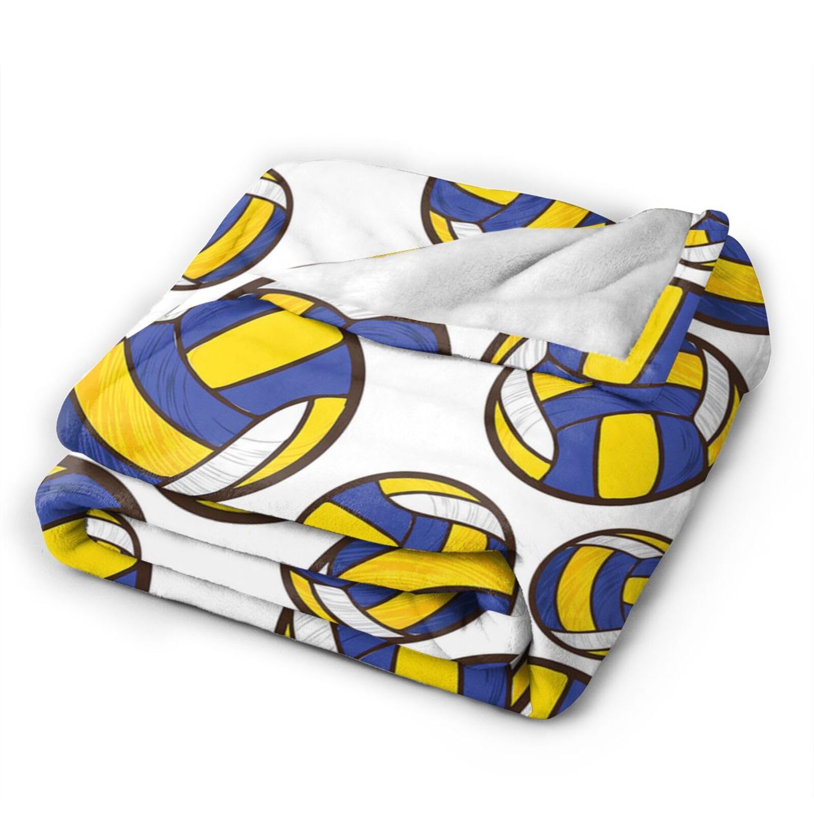 Volleyball Blanket Soft Warm Sofa Bed Throw Blanket Best Volleyball Gifts for Coach Players Teen Girls 80