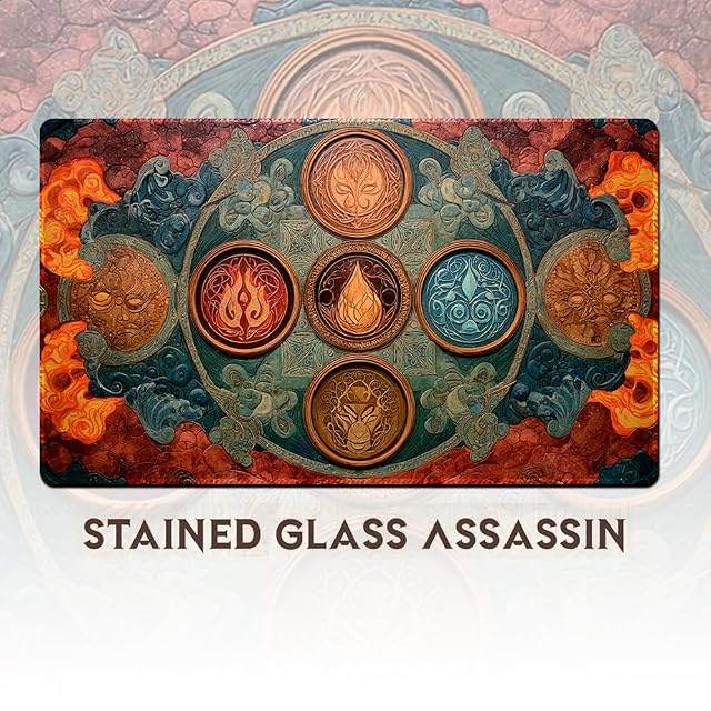 Foto 5 de 5 de Alfombra de juego para MTG, con almacenamiento impermeable, bolsa negra, tamaño 60 x 35 cm, con zona MTG