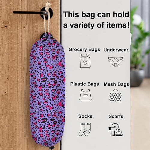Miniatura 3 de Soporte de bolsa de plástico con patrón de mariposa impermeable, soporte para bolsa de comestibles, organizador de bolsas de plástico para montaje