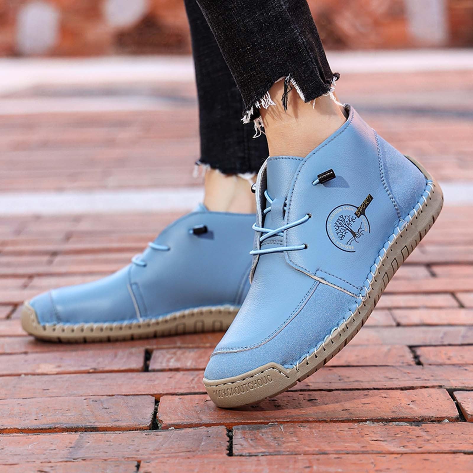 Schuhe Damen Orthopädische Sneakers Komfortable Schmerzfreie Lederschuhe Atmungsaktive Wasserdicht Laufschuhe Leichte Sportschuhe Stützende Barfuss Freizeitschuhe