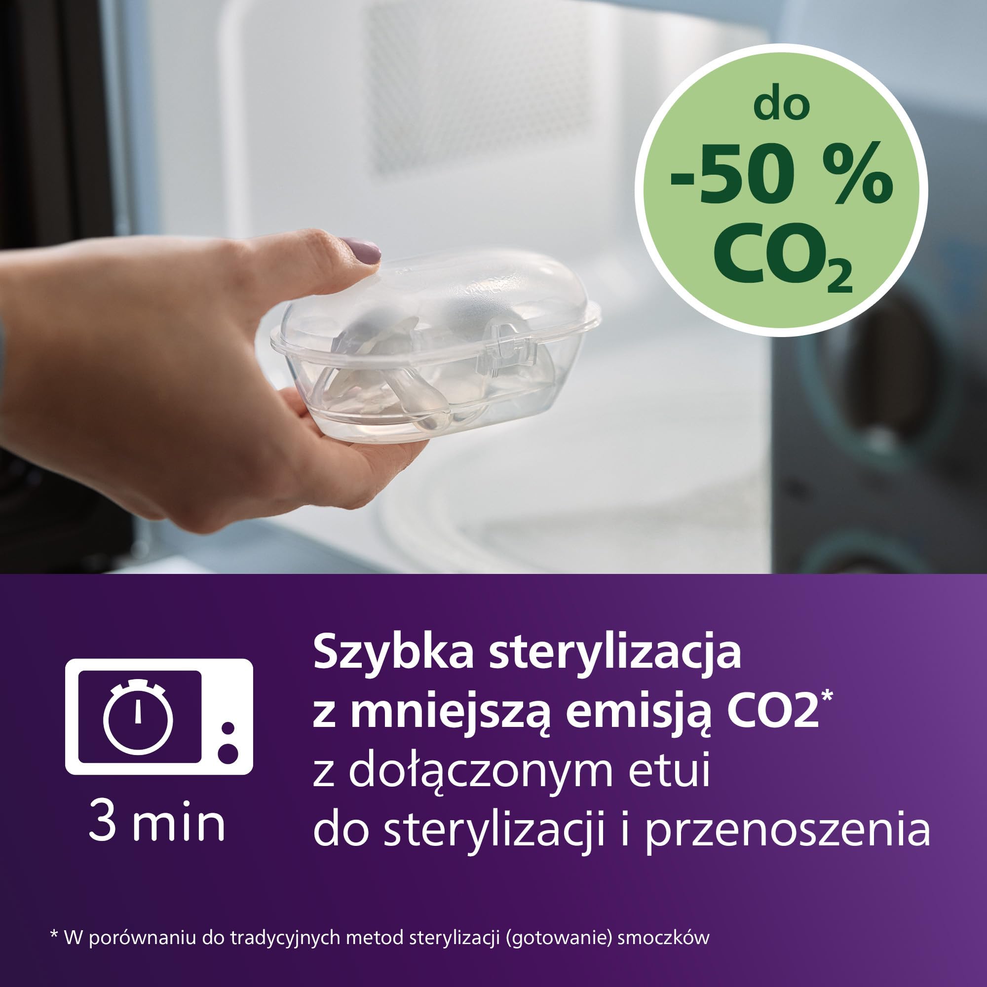 Philips Avent Ultra Soft Smoczki — ortodontyczny smoczek dla dzieci w wieku 6–18 miesięcy, elastyczna osłonka, symetryczna silikonowa końcówka, bez BPA, 2 etui do sterylizacji, 4 sztuki, SCF091/53