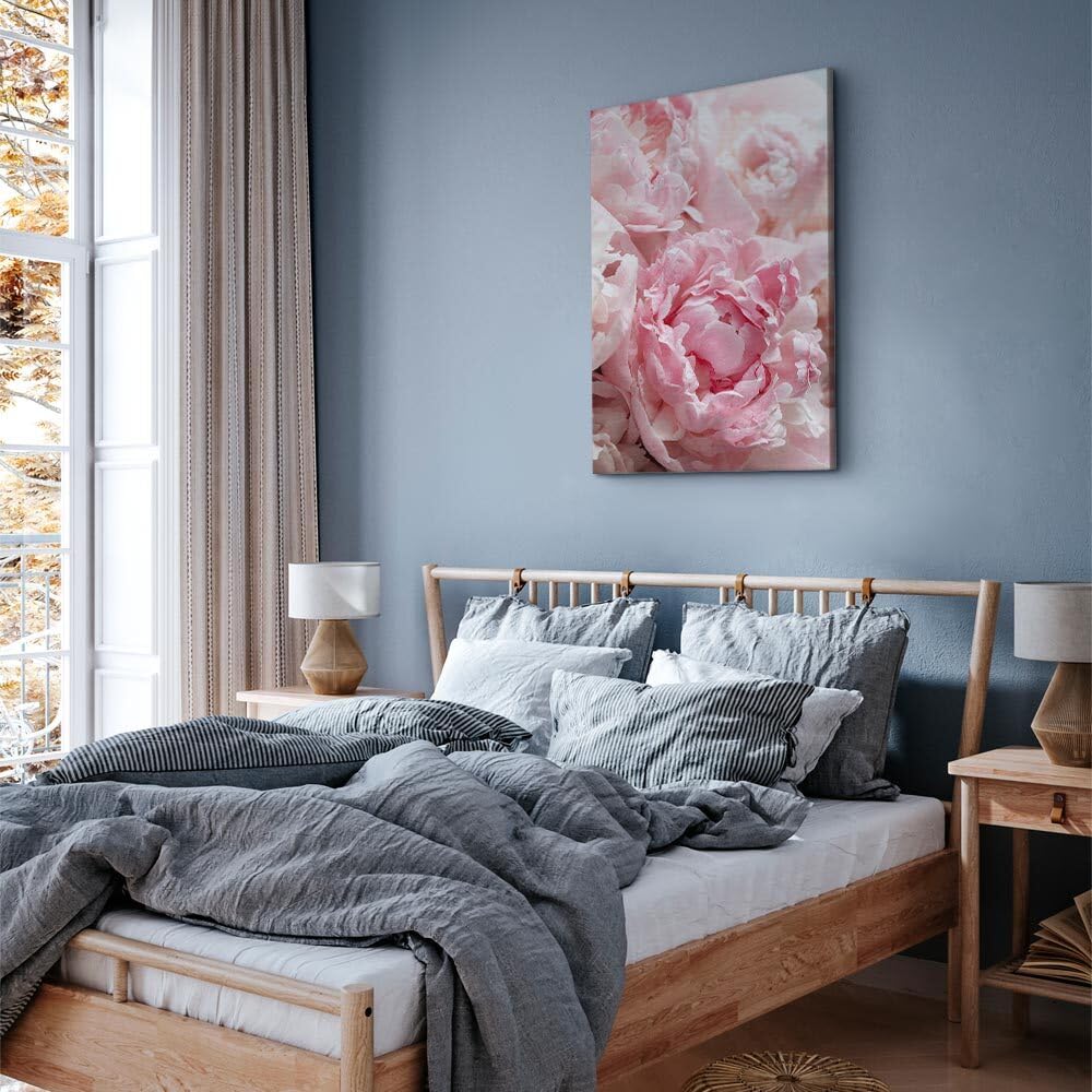 Produktbild von Wandkunst Blumen Leinwand – 76,2 X 152,4 Cm, Bunte Deko Für Wohnzimmer & Mehr