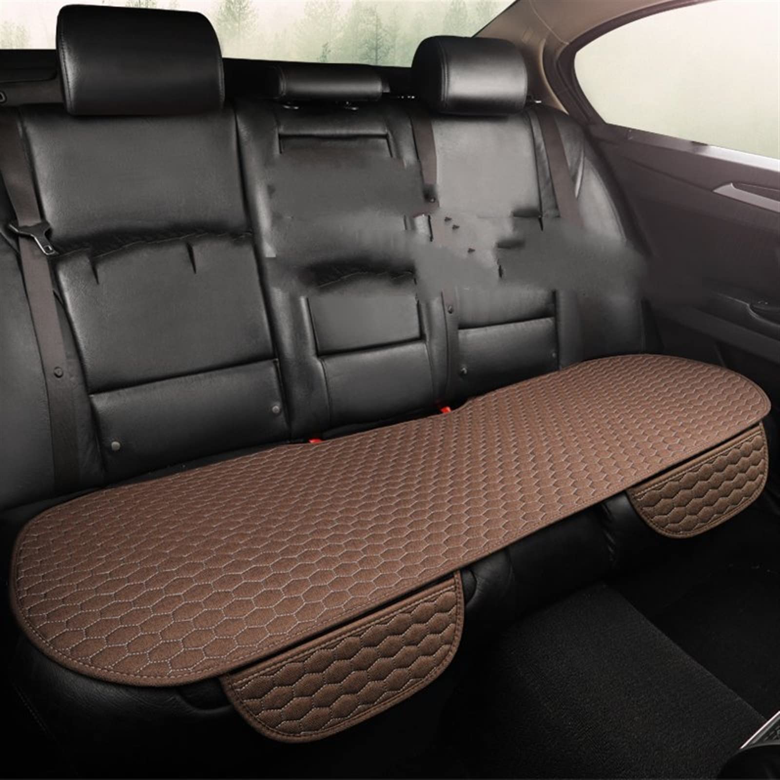 Noheeu 2 Car Seat Cover Protector Backrest Pad Linen Cushion Mat Auto Interior Truck Suv Van For Ford Accessories