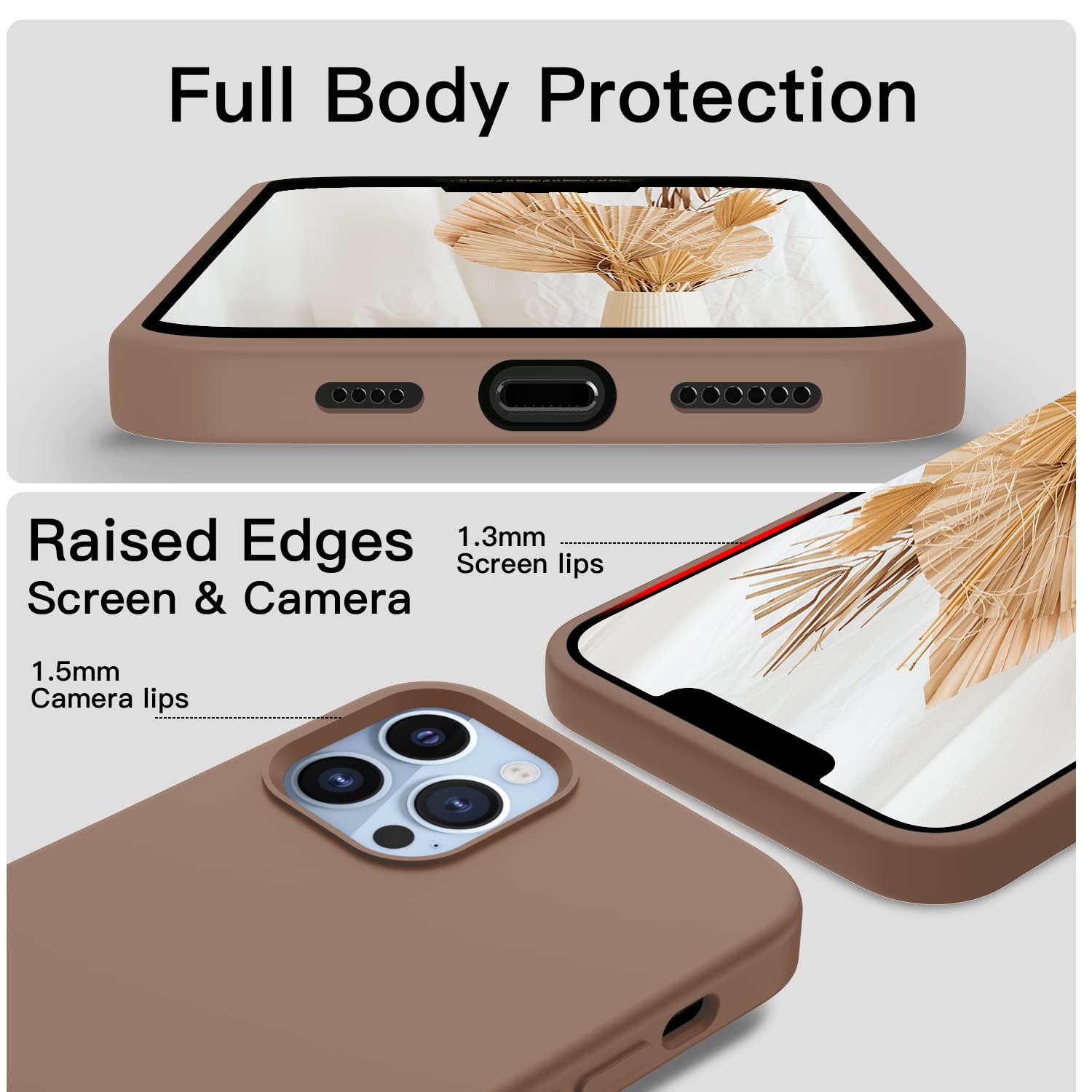 Custodia In Silicone Morbido Per IPhone 12 Pro Max Con Fodera In Microfibra E Cordino – Colore Viola - 4