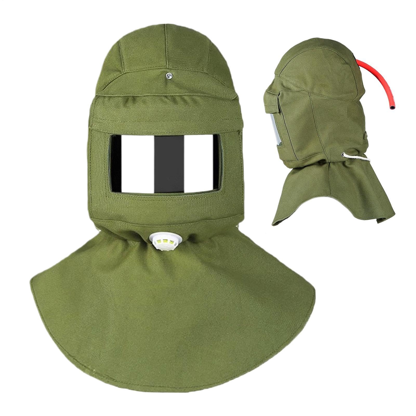 Generico Schermo Facciale Protettivo per Lavoro Visiera Antiappannamento E | Maschera Integrale Sicura Anti Cenere Vulcanica Per Barriera Pelle Capelli Sopravvivenza Soccorso Antincendio
