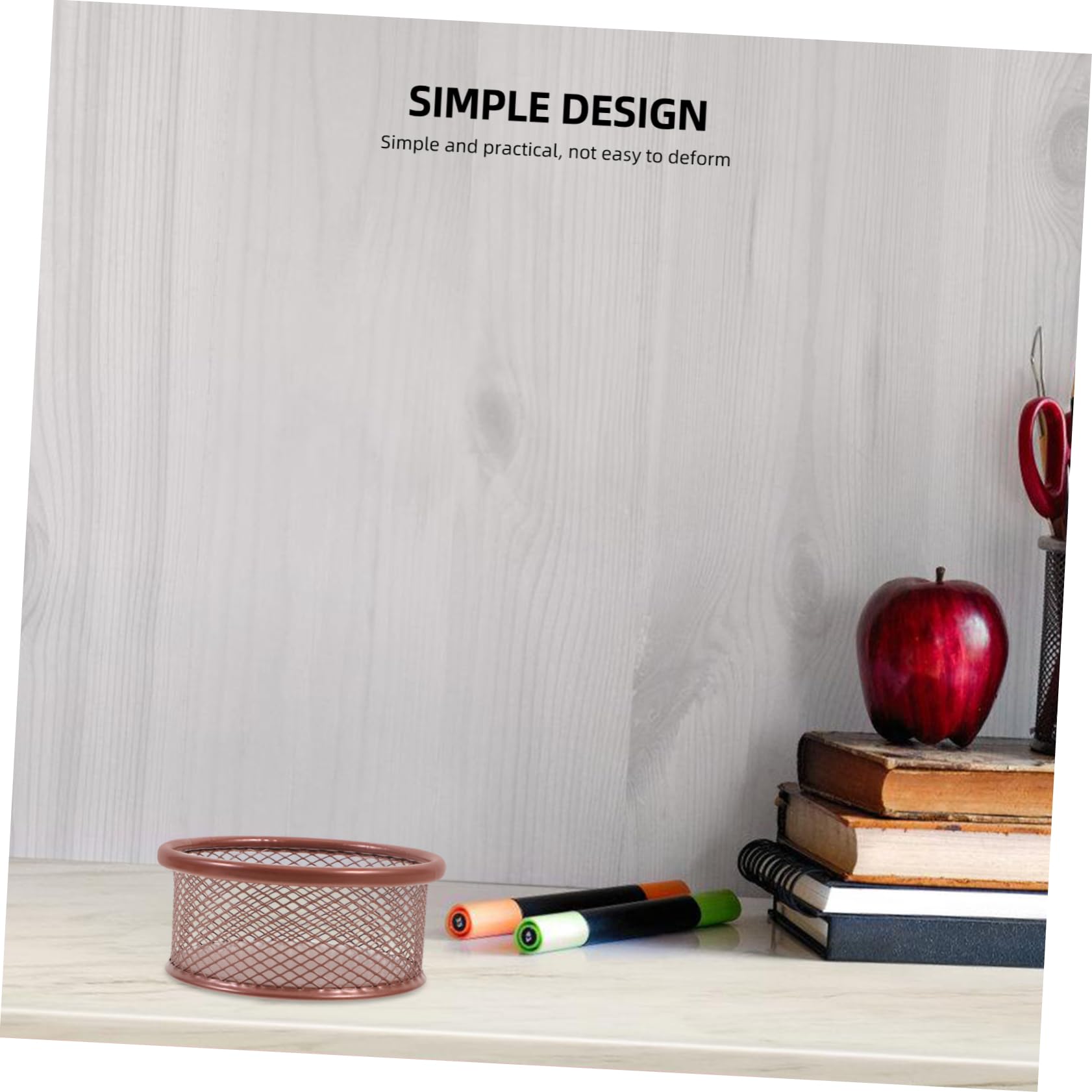 NUOBESTY Lot De 4 Boîtes De Rangement Multifonctions Pour Bureau Capacité Organiseur De Bureau Pour Trombones Porte-fichiers Design Simple Facile À Petits Objets 4 Pièces X 4