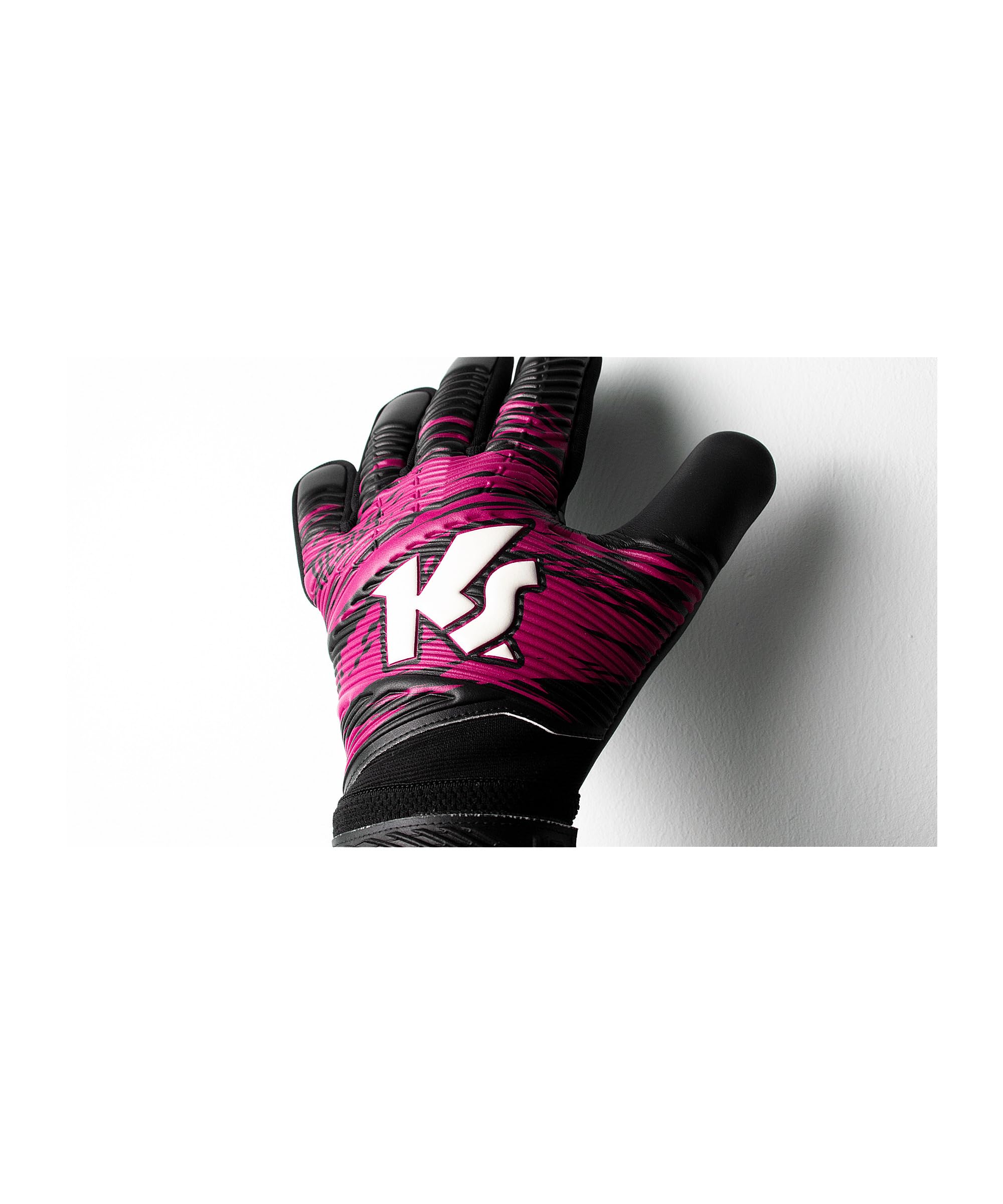KEEPERsport Torwarthandschuhe Varan8 Zone NC Resist ohne Fingerschutz, Fußballhandschuhe, 3mm Resist Claw, mit Lasche - Diverse Größen