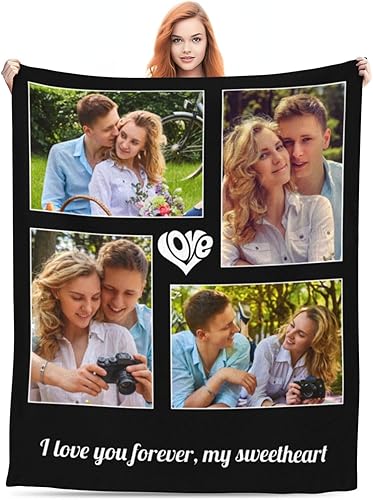 XIAYUEHUA Manta personalizada con foto manta personalizada con imagen para regalos de pareja mantas de franela personalizadas para adultos niños
