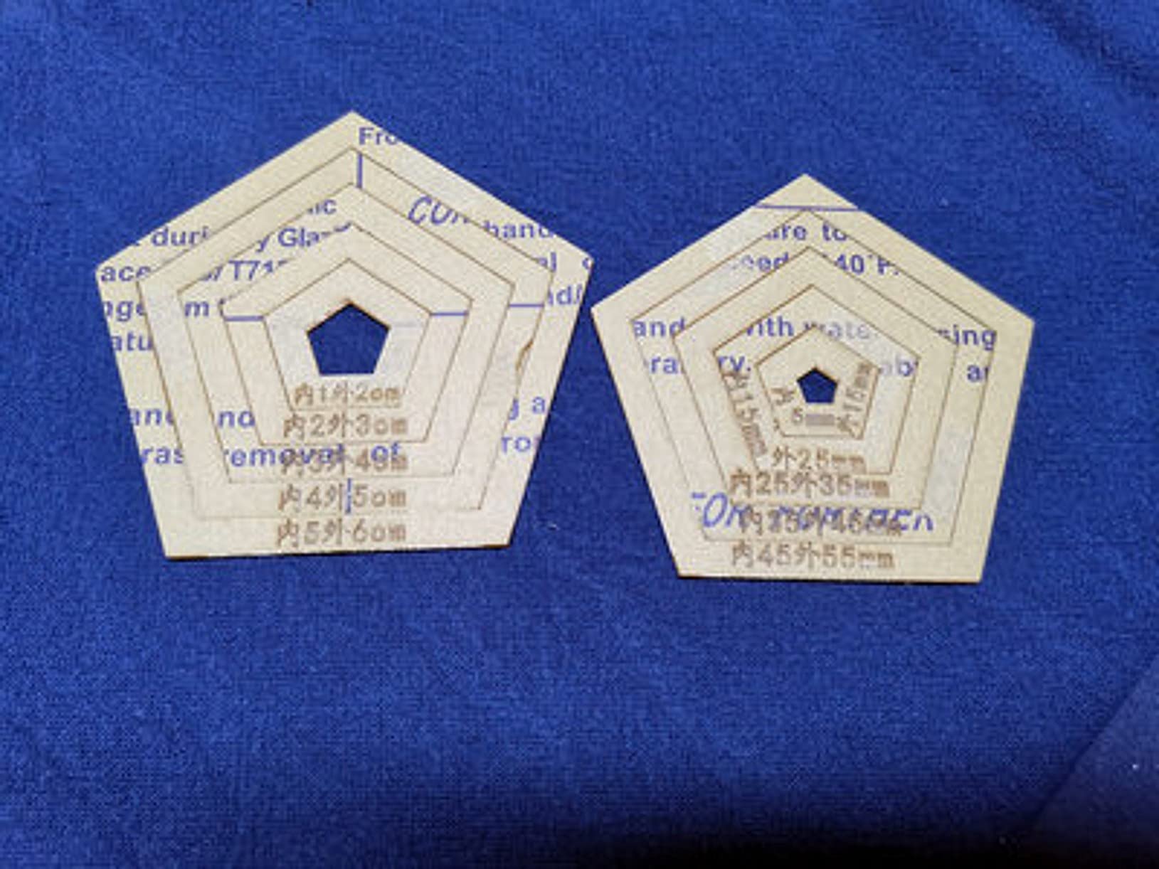 Juego de plantillas acrílicas, suministros de costura, herramientas de manualidades para principiantes, bricolaje, patchwork, costura, ropa, manualidades
