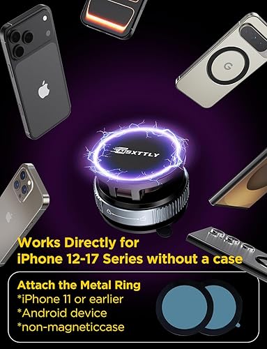 Miniatura 6 de Soporte magnético para teléfono de automóvil para automóvil ajustable de 360, soporte de teléfono para tu automóvil, teléfono celular, soporte para