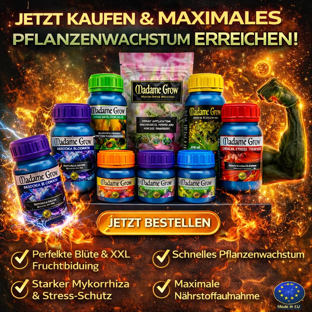 MADAME GROW Kit Premium 7PACK - Tutti i bisogni per la Coltivazione della Marijuana - Ottieni Uno Sconto del 40% - Risultati Professionali