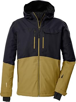 Killtec Men's Ksw 53 Mn Ski Jacket Functional Jacket with Hood and Snow Guard
