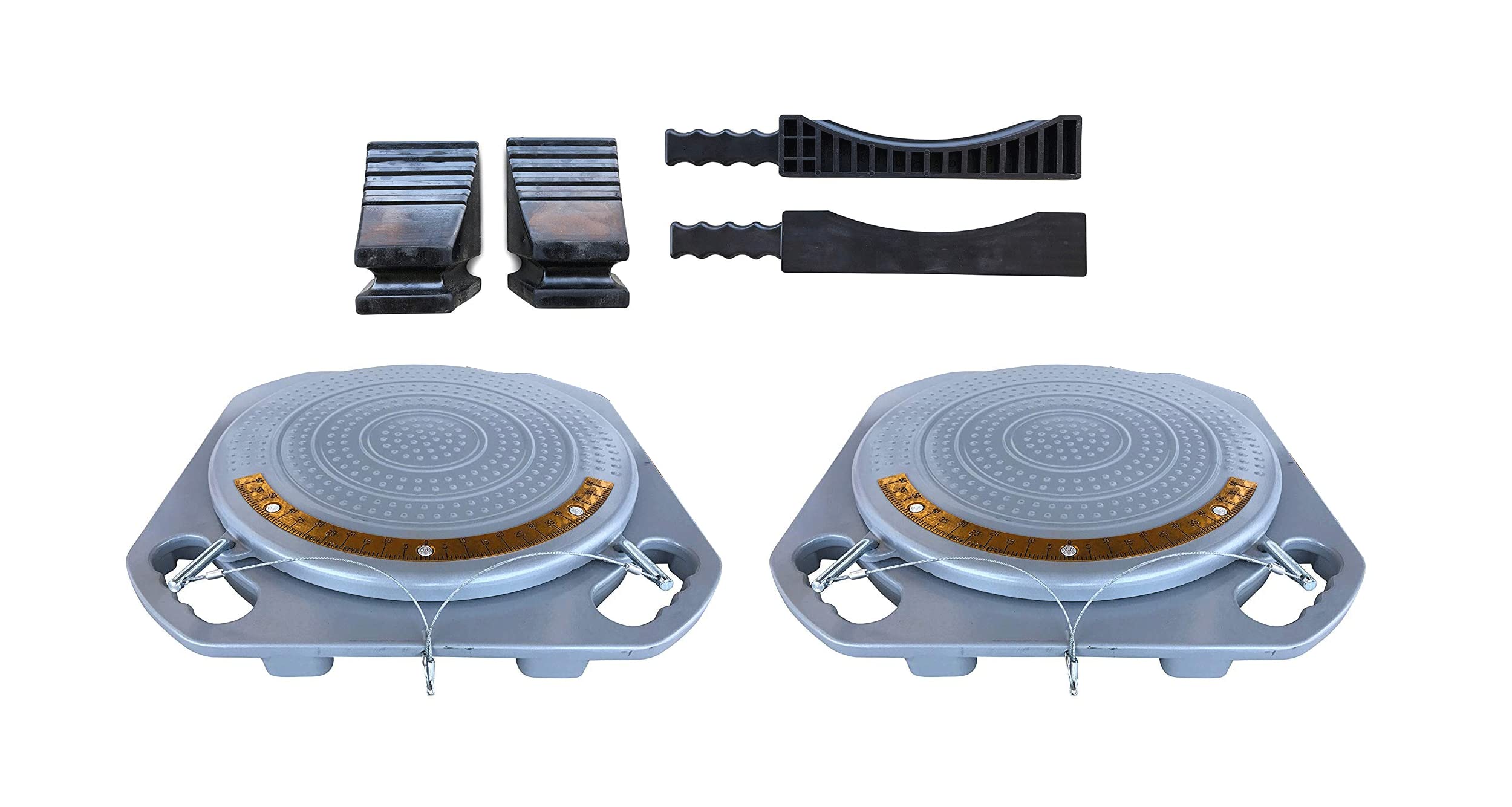 SAVEMORE4U18 Car Wheel Alignment Turntable Turn Plates Wheel Clamp for Wheel Alignment 400MM X 400MM