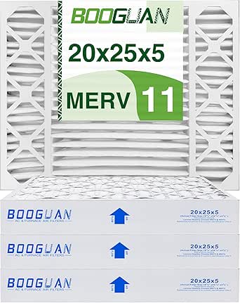 BOOGUAN MERV 13 Luftfilter – 4er Pack, 20x20x1 Zoll, Für Klimaanlage & Ofen, Verbessert Raumluft, Staub- & Pollenfrei