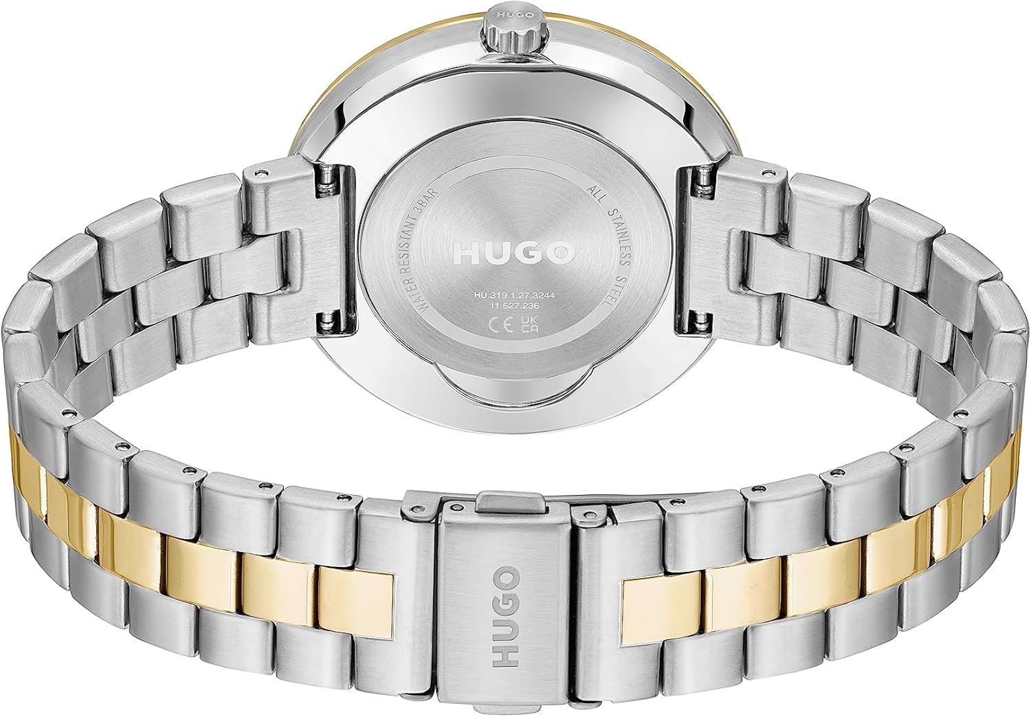 Hugo Orologio Analogico al Quarzo da Donna con Cinturino in Acciaio Inossidabile Bicolore - 1540101