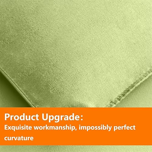 Miniatura 5 de TAIMIT Juego de edredón de 7 piezas, color verde salvia, juego de cama en una bolsa con edredón reversible suave acolchado cálido y esponjoso para