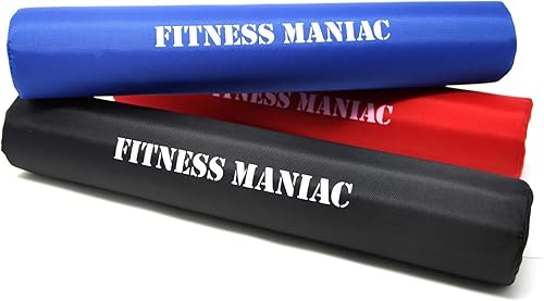 Fitness Maniac levantamiento de peso Barbell almohadillas para orejas cuclillas Bar Cubierta de espuma estándar y olímpicas Velcro correas de