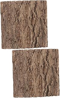 FRCOLOR 2Pcs Pet Tanque De Peixes Paisagismo Réptil Cortiça Casca Réptil Tanque Fundo Réptil Fundo Para Terrário Casca Terrário Pano De Fundo Telha De Cortiça Pano De Fundo Placa De