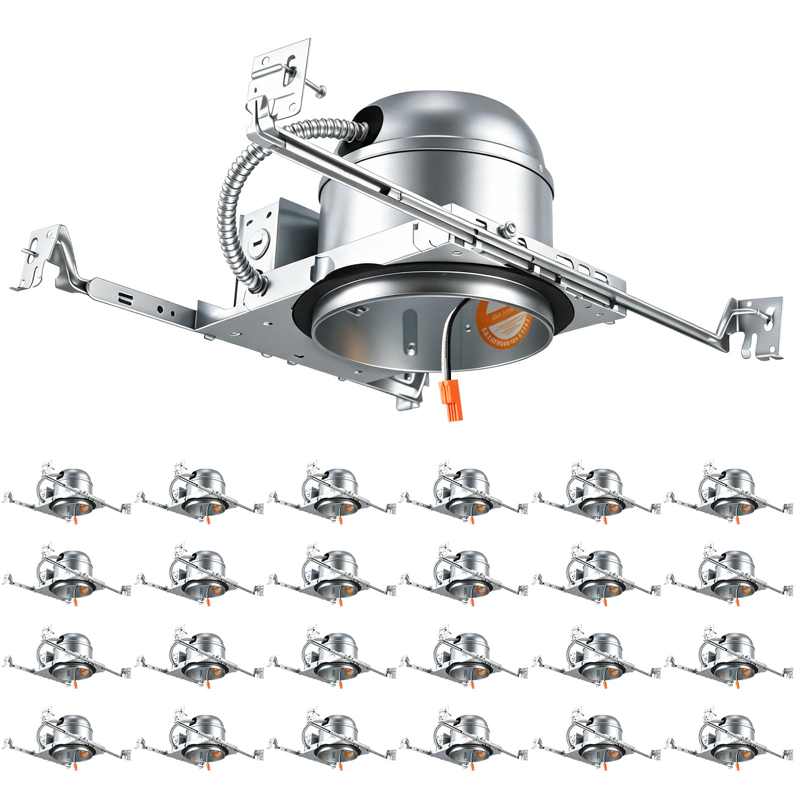 MW 4-Inch Recessed Lighting Housings - 6 Pack -10 MW 4-Inch Recessed Lighting Housings - 6 Pack -10