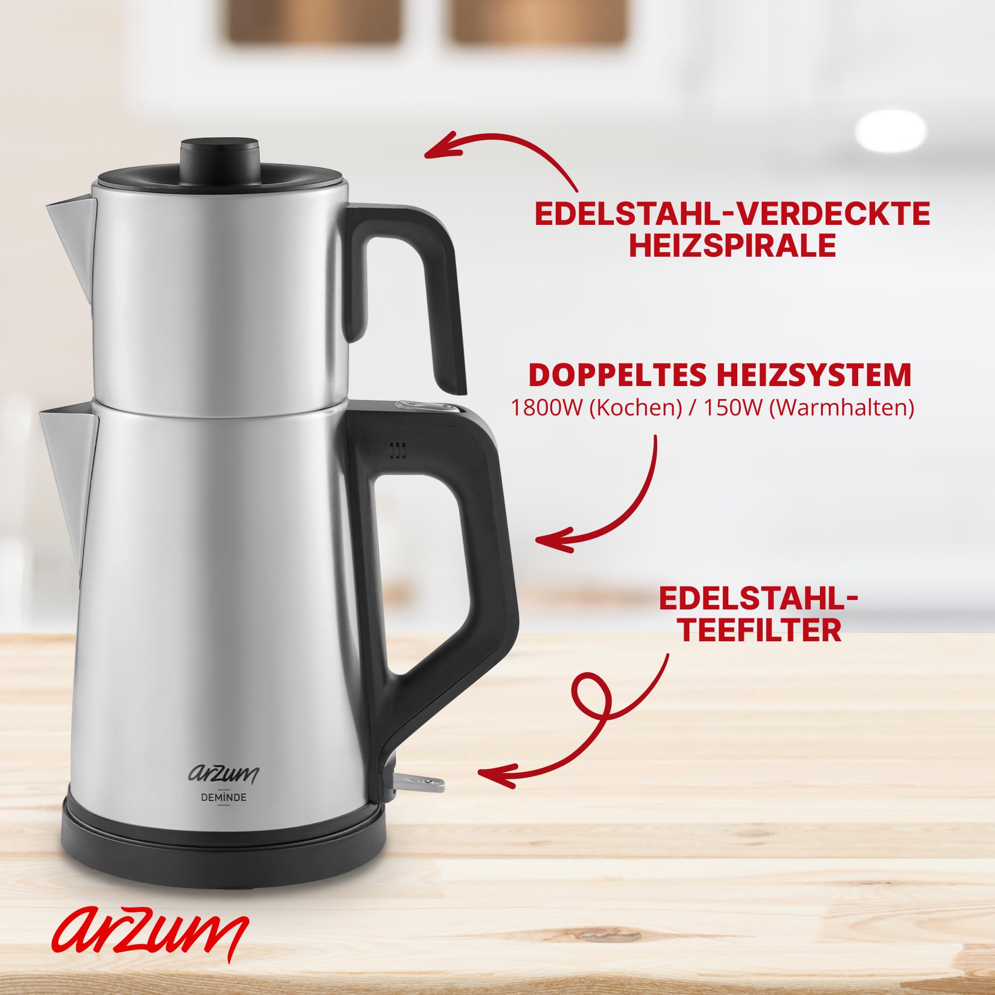 Arzum AR3129 Teekocher