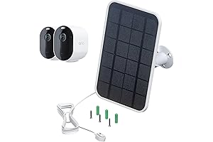 arlo go 2 solar panel charger - Weather Resistant, 360° Adjustable Mount,...
