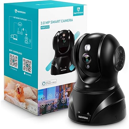 Amazon Co Jp 新バージョン Heimvision ネットワークwifiカメラ1536p 300万画素alexa対応 防犯 Wi Fi カメラ 動体検知 暗視機能 警報通知 Wifi Lanケーブ対応 双方向音声 録画可能 安全対策 ペット 子供 老人見守り 技適認証済み 日本仕様 家電 カメラ