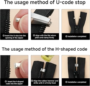 101pcs Zipper Repair Kit with Pliers, Universal Metal Zipper Sliders & Stoppers, 5 Colors & 4 Sizes, DIY Zip Fix Tools for Jackets, Bags, Clothing, Instant Zipper Replacement Accessories