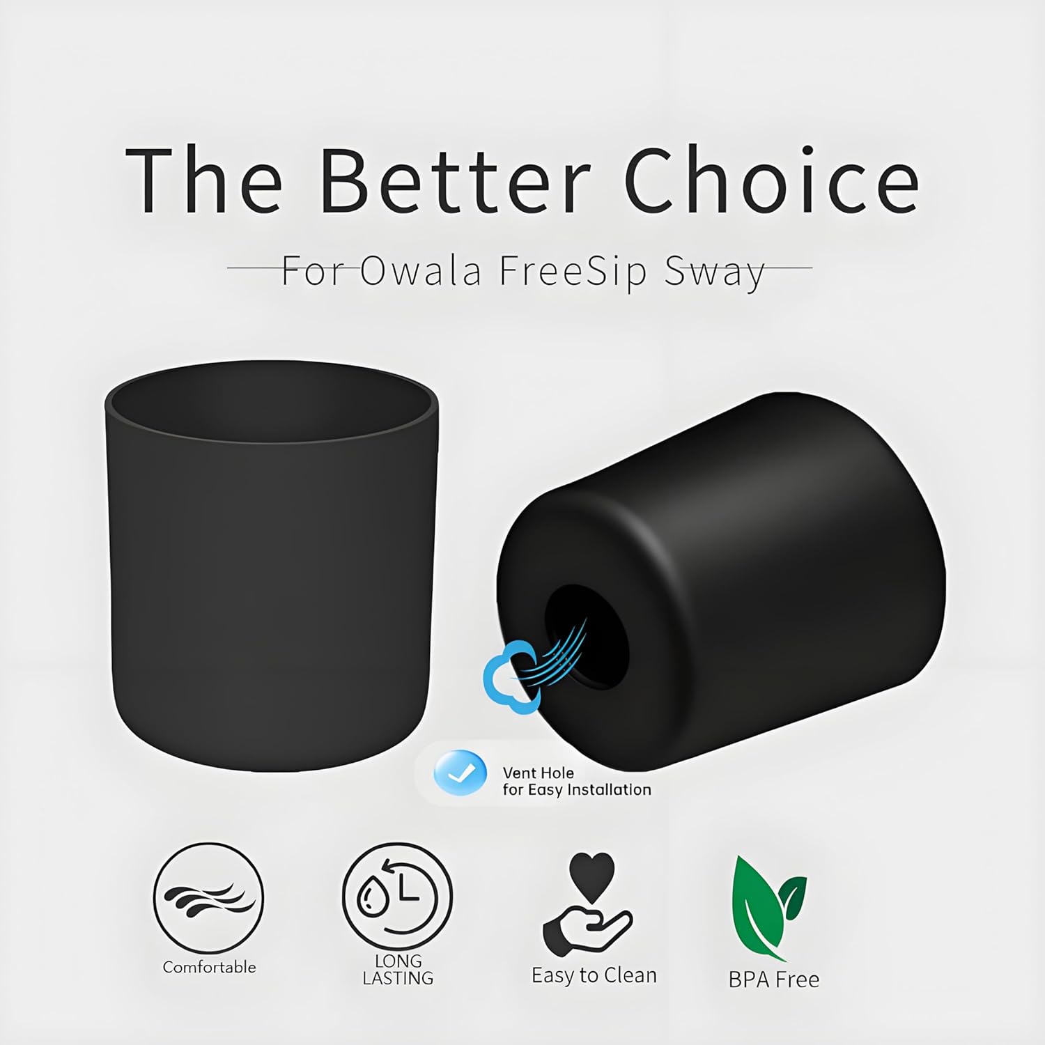 Protective Silicone Boots for Owala 30oz & 40oz FreeSip Sway Bottles & Tumblers, Anti-Slip Protective Sleeve for Owala Water Bottle - Image 4