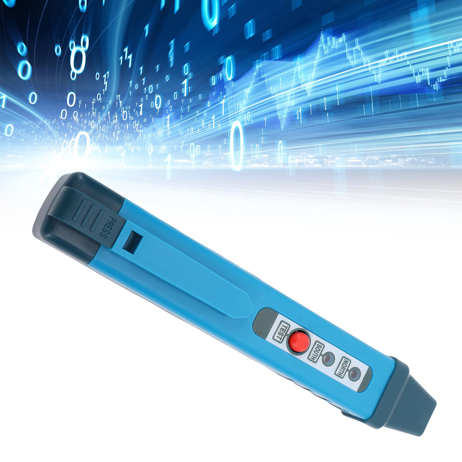 Magnetic Polarity Tester,Accurate North and South Pole Detector Tool with LED Indicator for Quick Magnet Testing