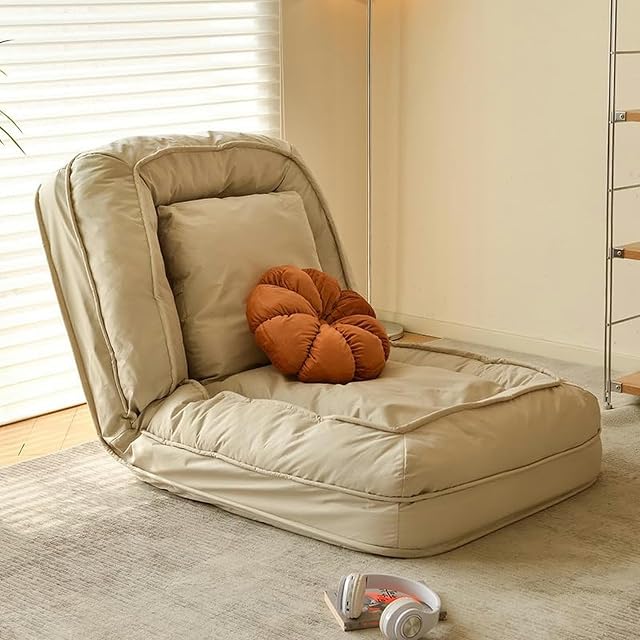 WZUOPG Human Dog Bed Foldable for Adults Adjustable Dog Bed for People with 3-Position 73x35x10 Large Bean Bag