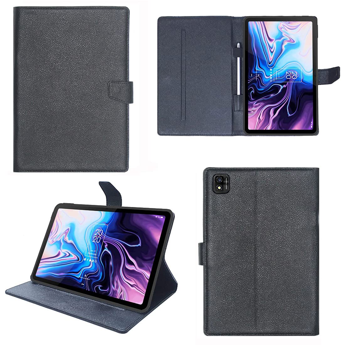 Zaoma PU Leather Flip Flap Case Compatible for TCL 10 TAB MAX TabMax 4G Tablet with T-Pen Holder - Black (B09G2RPKM6) Amazon Price History, Amazon Price Tracker