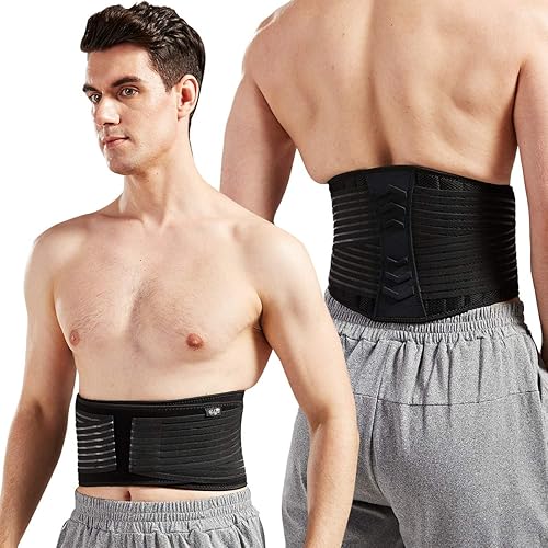 Bodyprox Soporte lumbar para hombres y mujeres (regular 28 - 50 pulgadas)