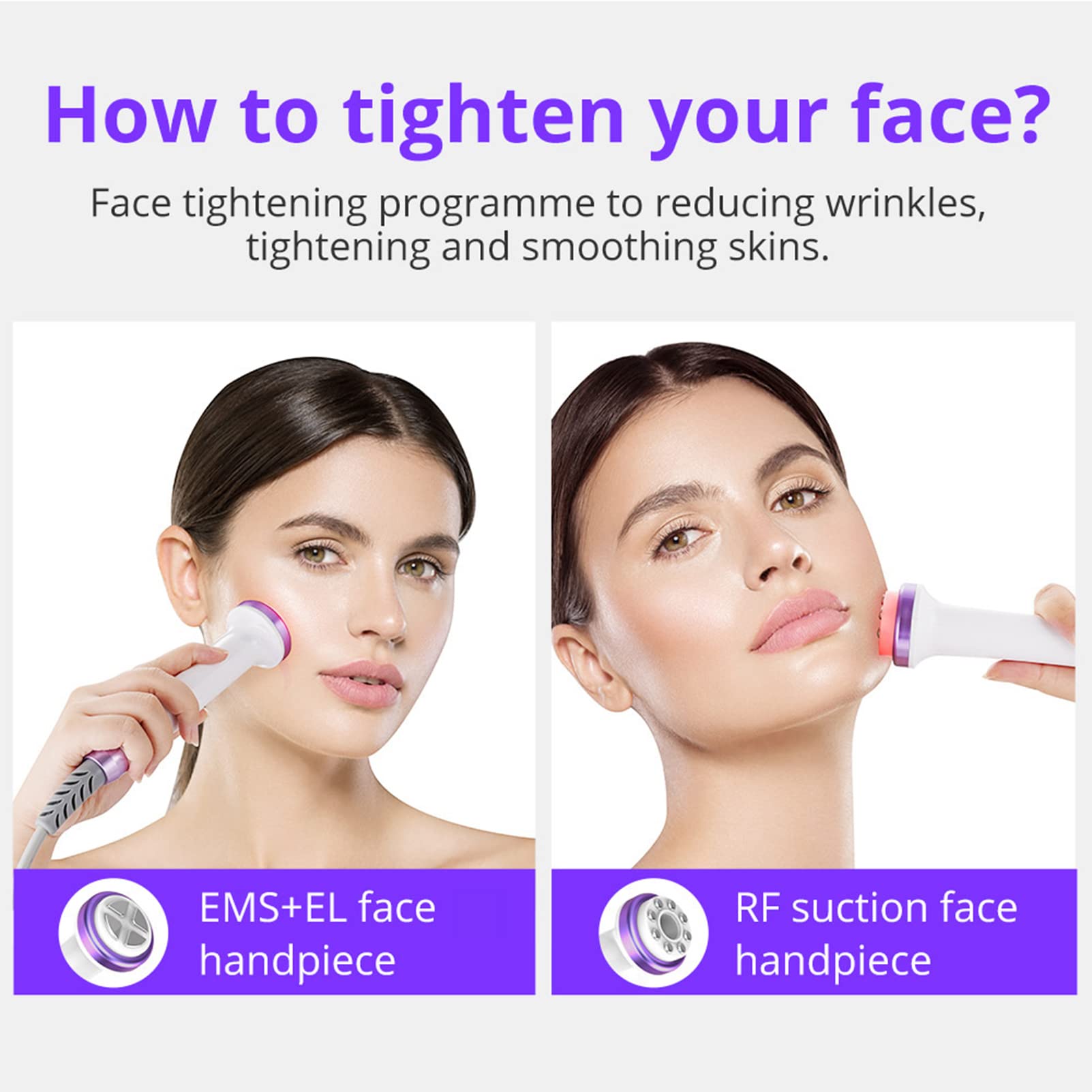 Máquina Adelgazante para Esculpir El Cuerpo, 30K Cavitación Ultrasónica Esculpir El Cuerpo RF Adelgazar EMS Máquina De Estiramiento Facial, para Quemar Grasa Estiramiento De La Piel