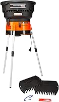 Yard Force YF8000LS Electric Leaf Shredder Mulcher - 13 Amp 8000 RPM, Shreds 12 Bags to 1, Adjustable Legs & Bonus Kit