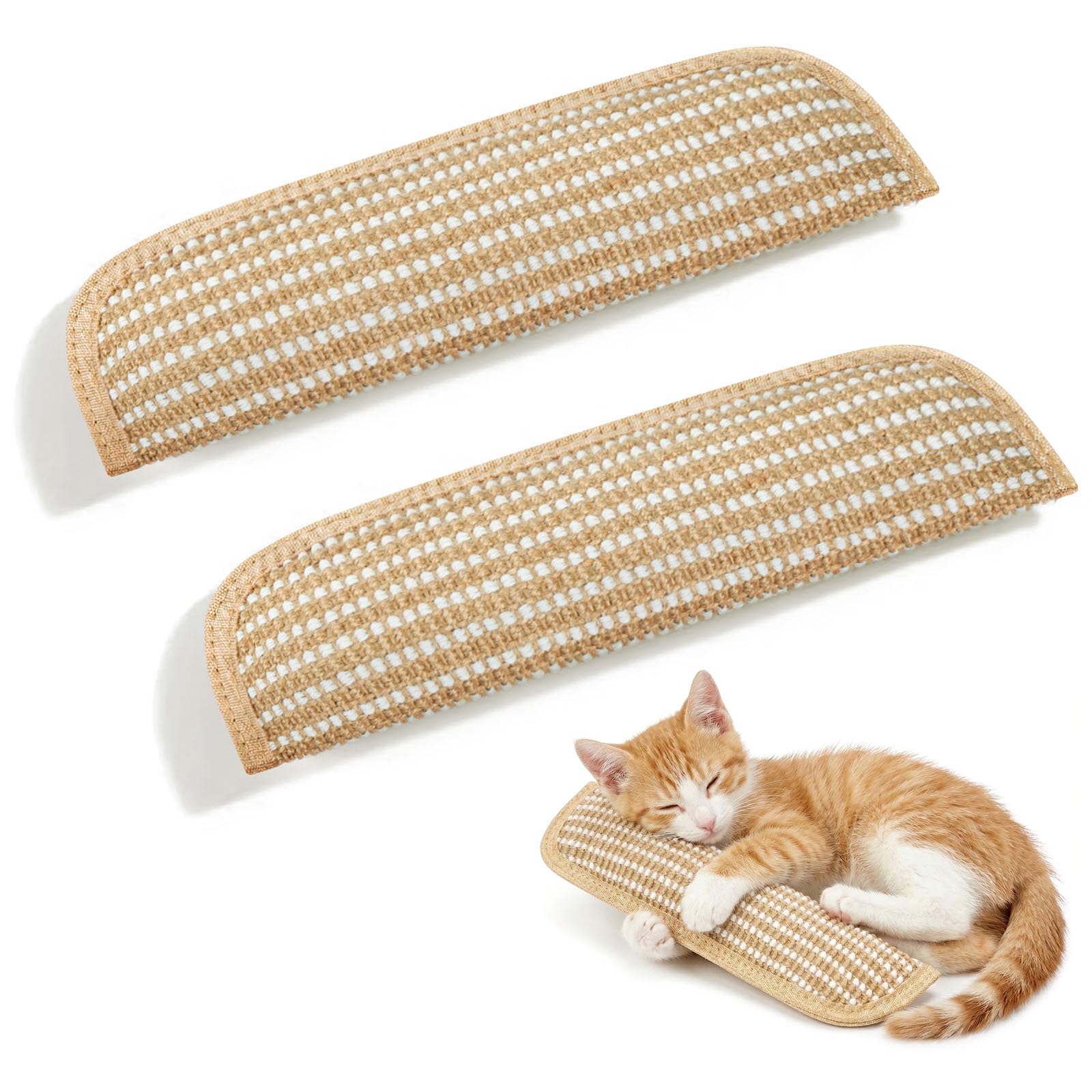 OSDUE Cat Toys Pillows, 2 Pack Soft Sisal Catnip Pillow Toy Kicker for Indoor Cats, 100% Catnip Filled Natural Interactive Chew Toys for Cats Kittens Scratching Playing Chewing Teething