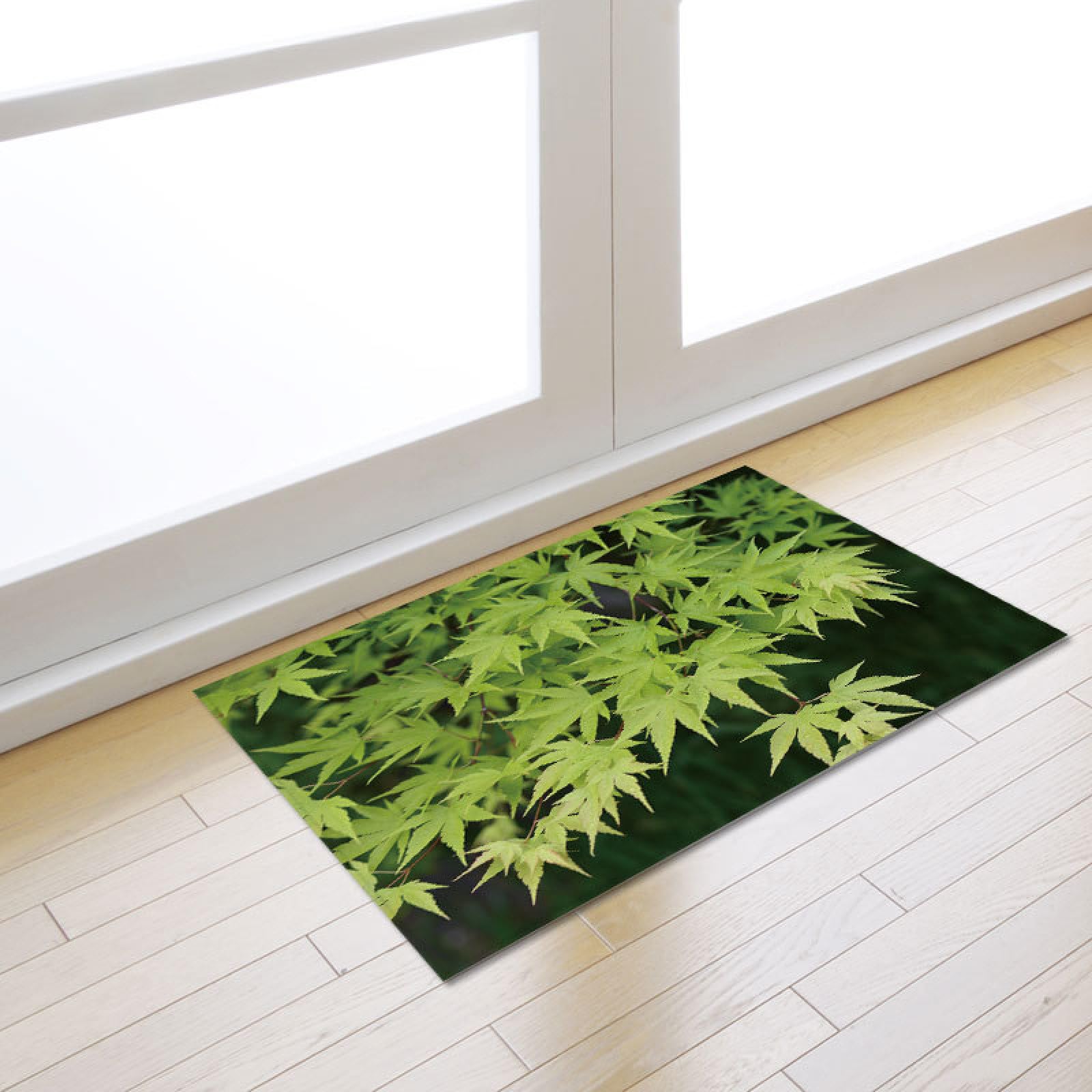 Paillasson extérieur intérieur feuille d'érable tapis entrée lavable