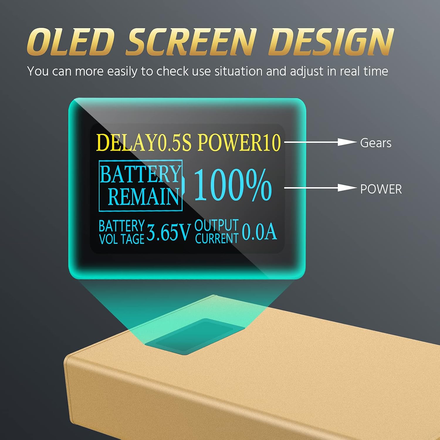 Upgraded Mini Spot Welder with LCD Screen & Bulti-in 10600mAh Big Battery, 20 Gears Adjustable DIY Portable Handheld Spot Welding Machine for Battery, with Spot Welding Pen & Nickel Sheet - - 