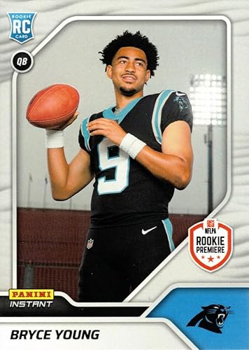 2023 Panini Instant Football #41 Bryce Young Rookie Card Panthers - Only 2,359 made!