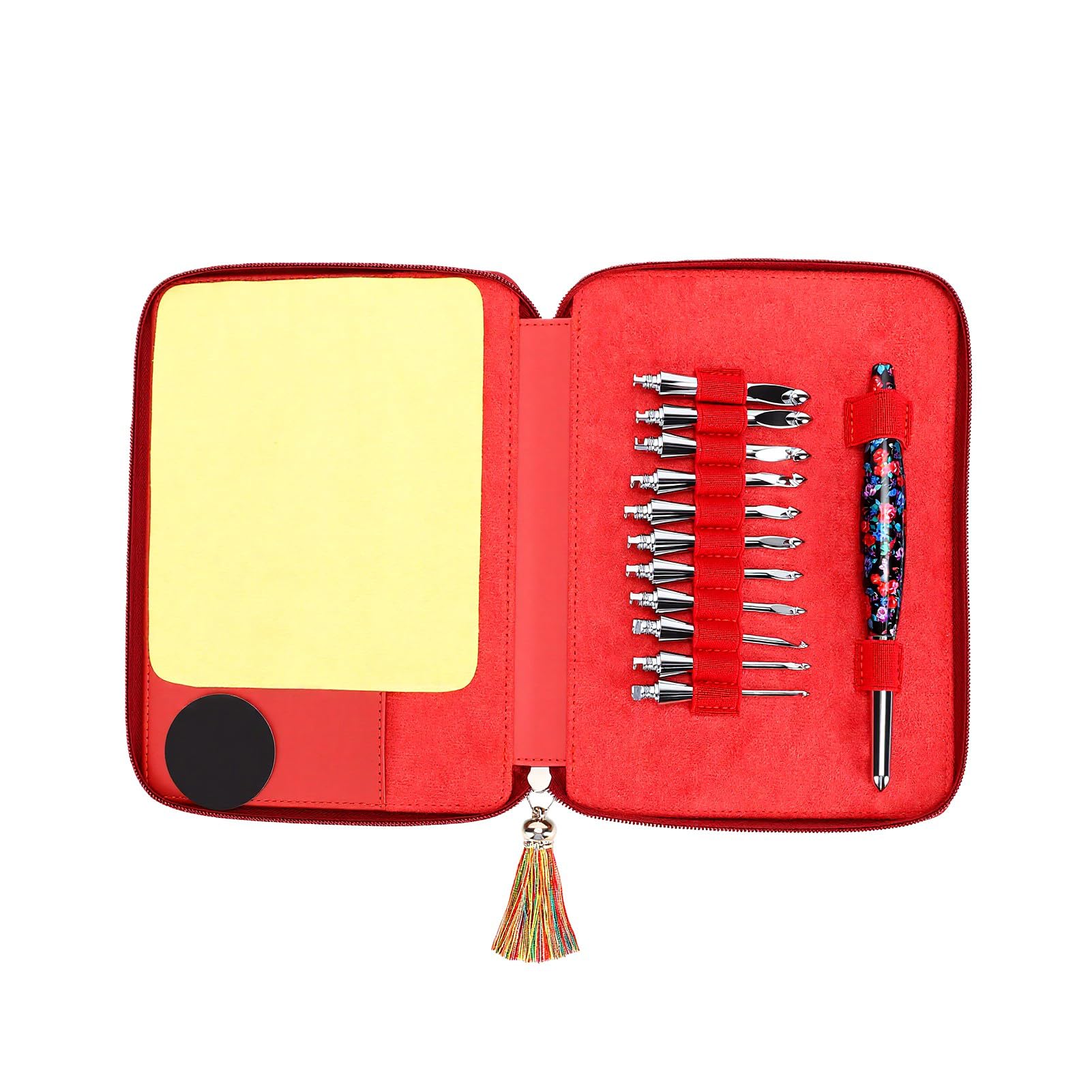 RIZGHWOY Juego de 11 Ganchos de Crochet Intercambiables 3.0-9.0mm, Ganchos