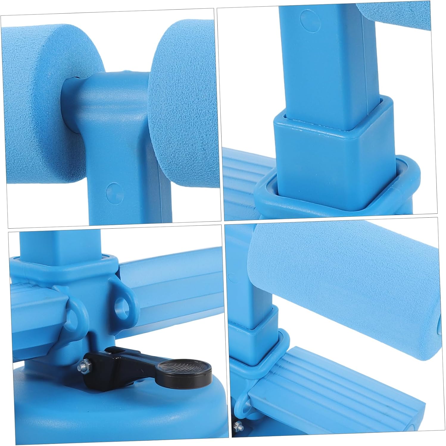Adjustable Portable Sit-up Assist Bar with Suction Base for Abdominal Workouts Compact Use Crunch Aid for Home Fitness