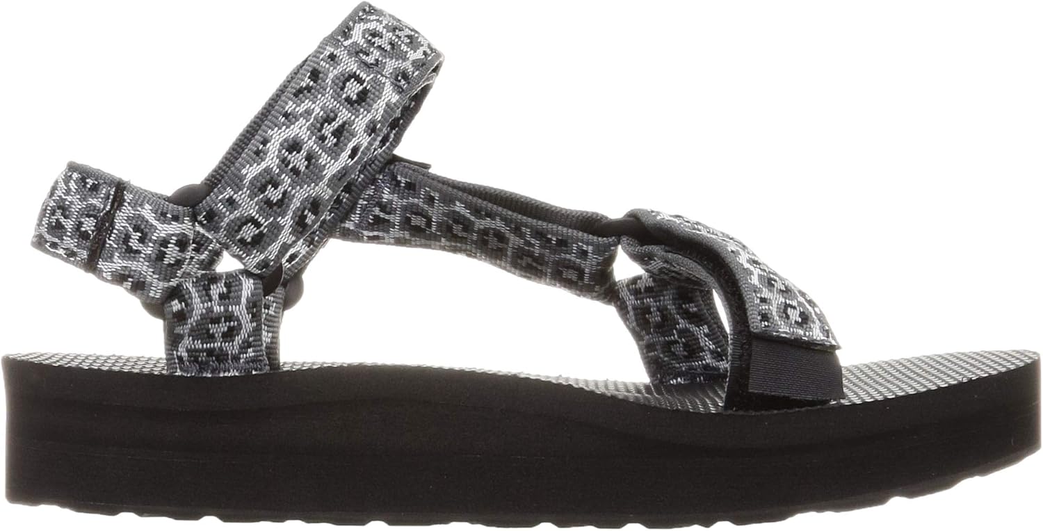 Teva Women's Midform Universal Sandal 11 Dorinda White/Black