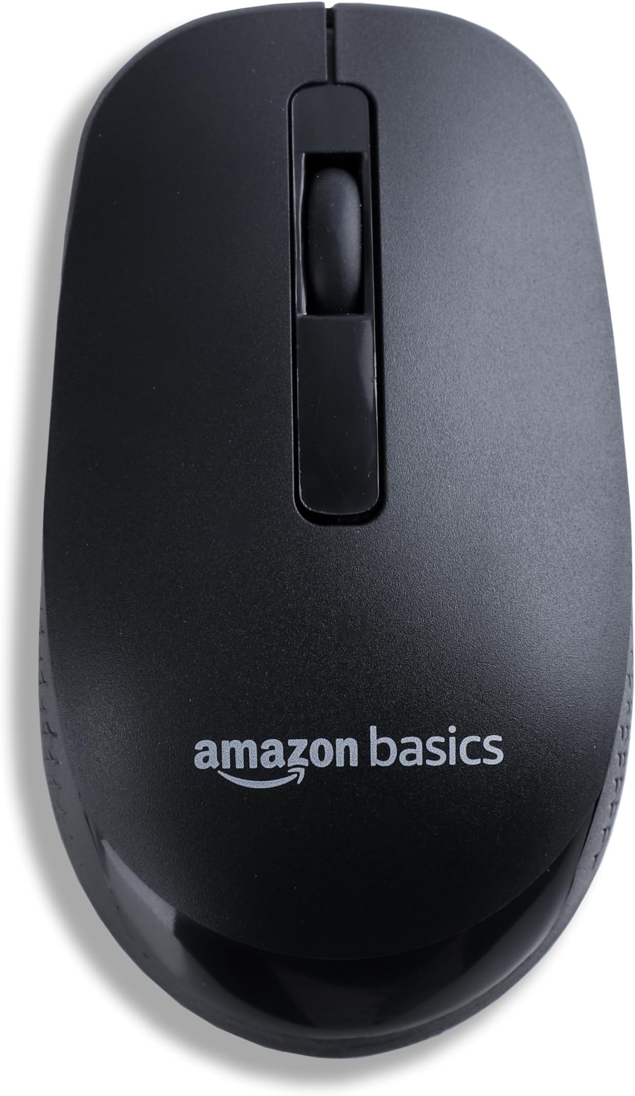 amazon basics Wireless Mouse | 2.4 Ghz with USB Nano Receiver | Compatible with PC & Laptop (Black)