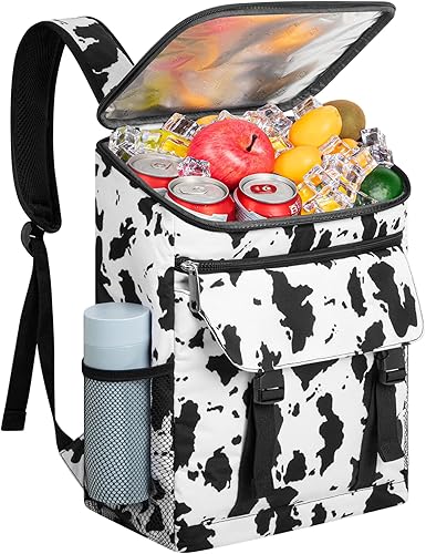 Vista 49 de Mochila térmica suave aislada a prueba de fugas, 30 latas, mochila térmica portátil para picnic, camping, playa, senderismo, barbacoa, almuerzo