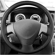 Car Steering Wheel Cover for Toyota for Corolla for Matrix Auris 2006-2010 Car Steering Wheel Cover Car Accessories Adapted Steering Wheel Braid Steering Wheel Cover (Orange Thread)