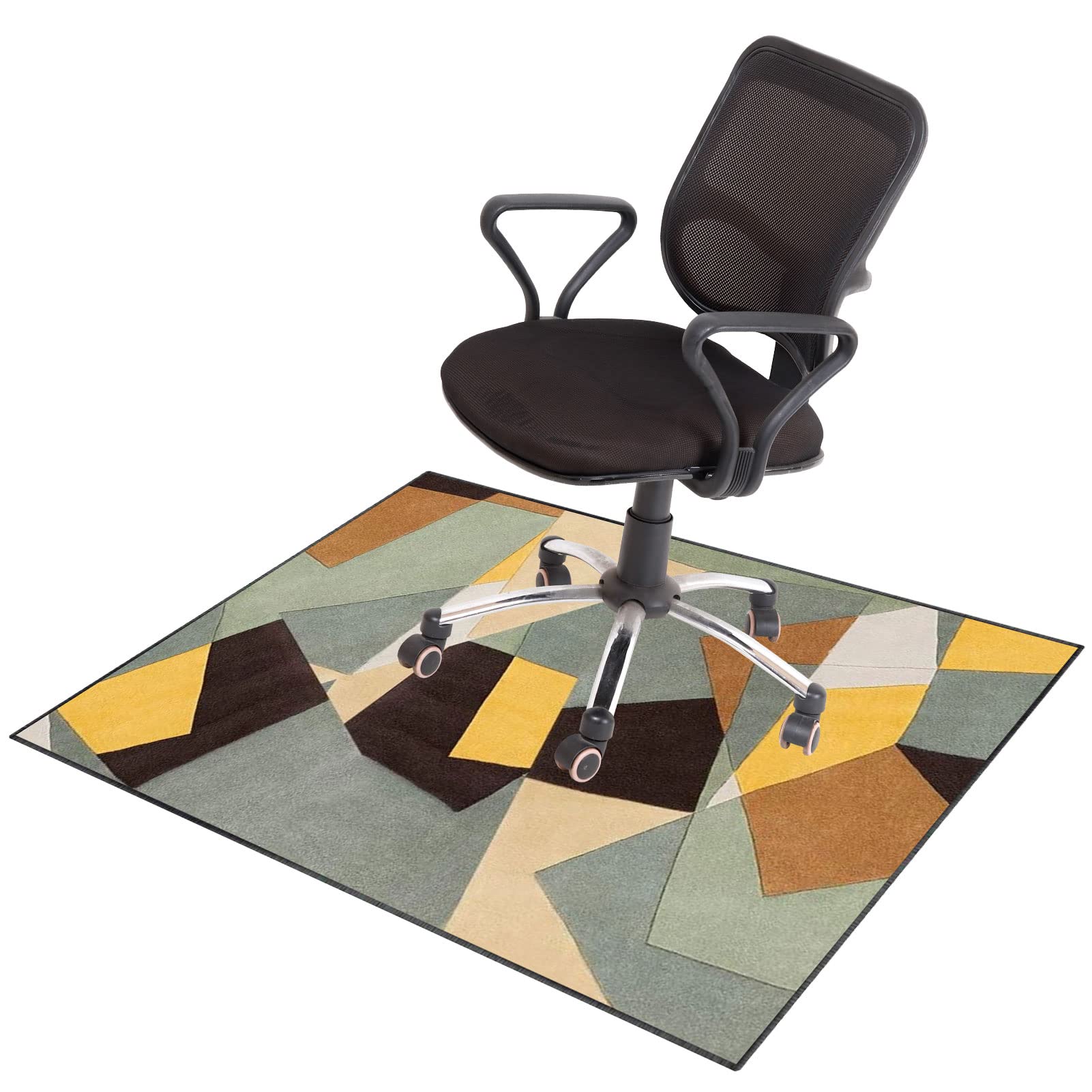 Chair Mat For Low-Medium Pile Carpet Floors Floor Protectors Office Chair Mat Computer Chair Mat Desk Chair Mat For Hardwood Floor For Rolling Chairs Gaming Chair Rug For Home Office 120 × 160 cm