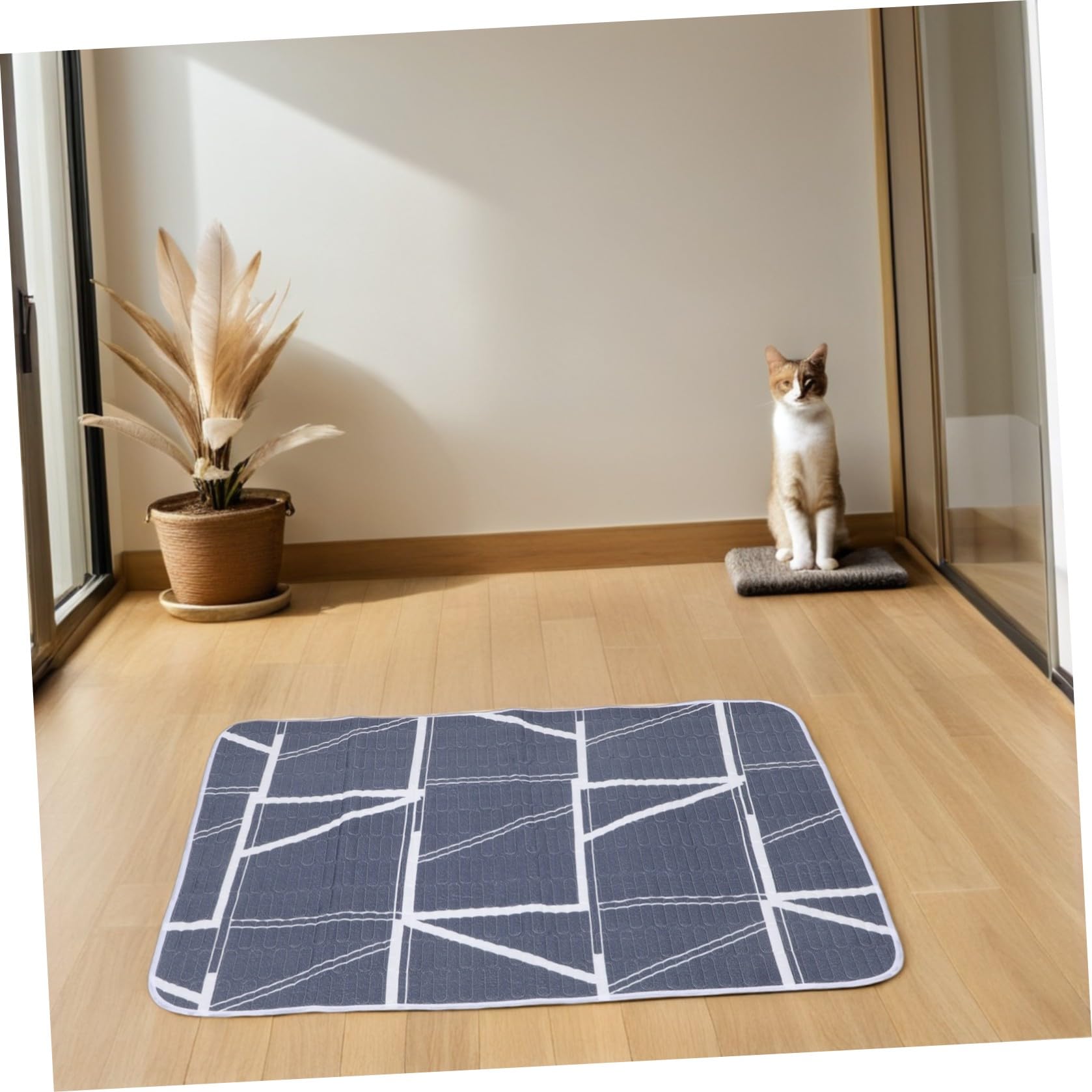 Alipis Tappetini Riutilizzabili Assorbenti Domestici in 2 Cotone Ecologico Lavabili Traspiranti per Cani Piccoli e Gatti per Addestramento e