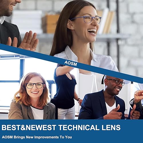 Miniatura 2 de Lentes de bloqueo de luz azul, lentes de bloqueo azul para computadora para hombres y mujeres, antirreflejos, 400 UV y fatiga ocular, anteojos