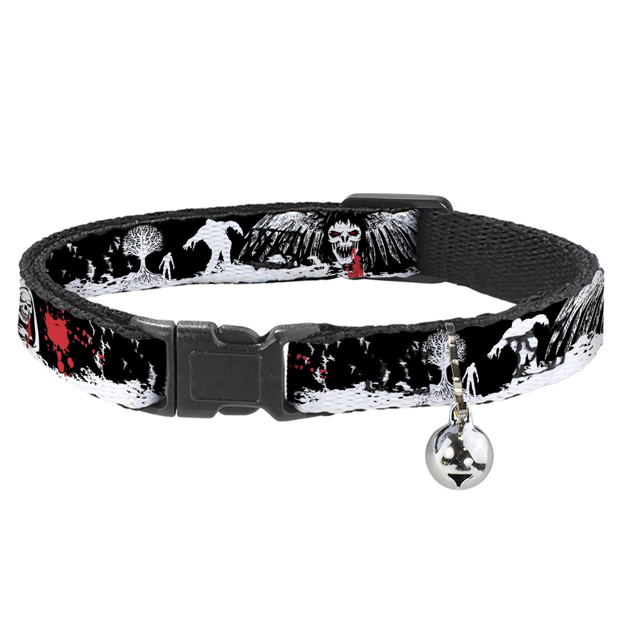 Collier pour chat anti-étranglement Fright Night ajustable 30cm