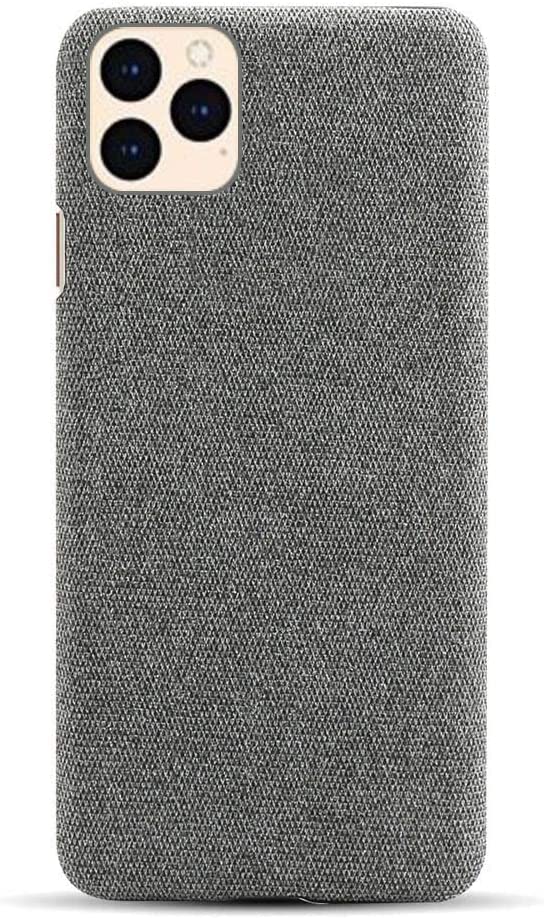 Coque iPhone 13 Pro antichoc avec couverture arrière en tissu respirant rigide